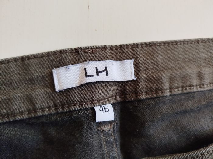 Pantalon marron elastanne - photo numéro 2