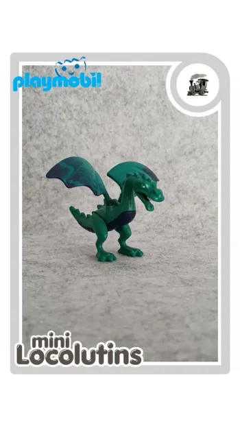 🚂 Playmobil dragon bébé vert