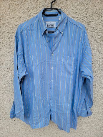 Jolie chemise old money élégant chic baggy oversize vintage