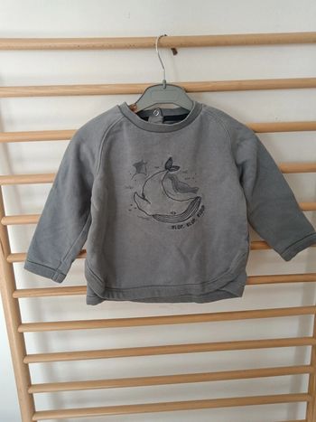 Sweat kiabi baleine