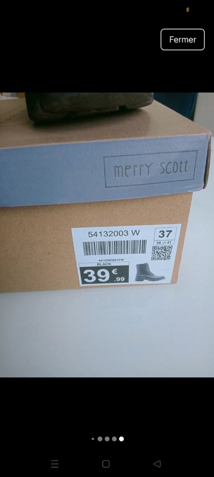 Bottines rock lacet fermeture docs - photo numéro 10