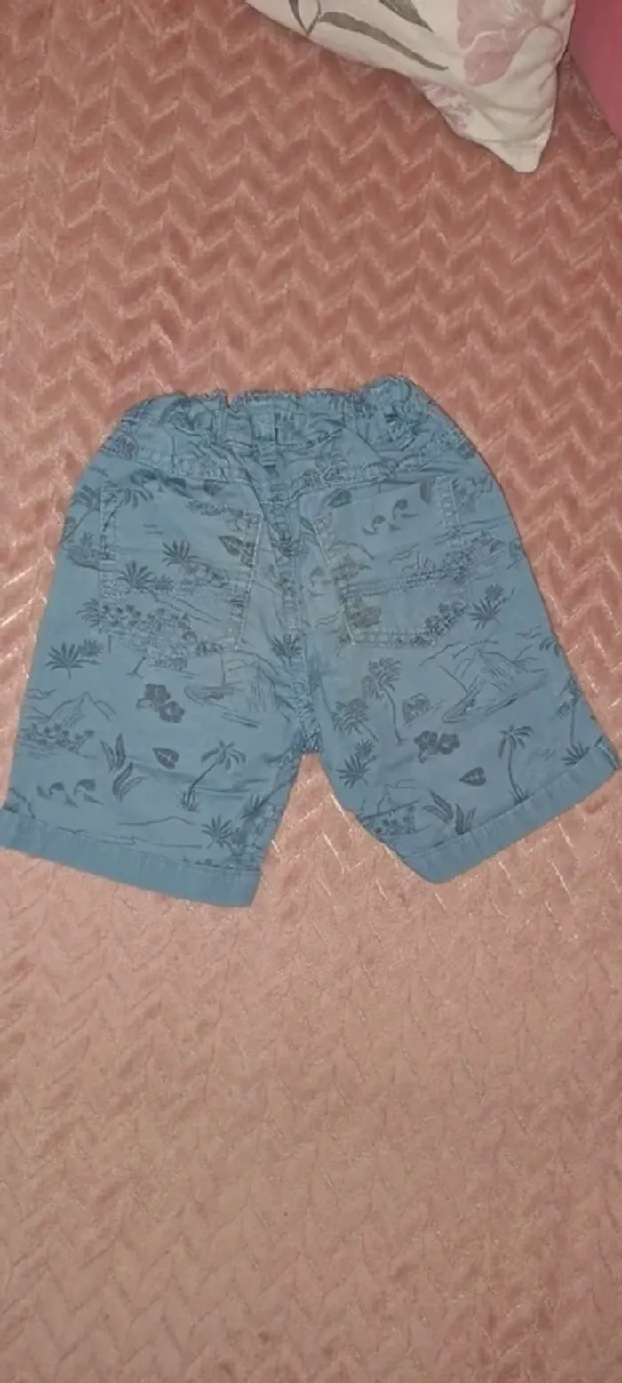 Short bleu garçon gémo tbe 5 ans plus joli en vrai - photo numéro 5