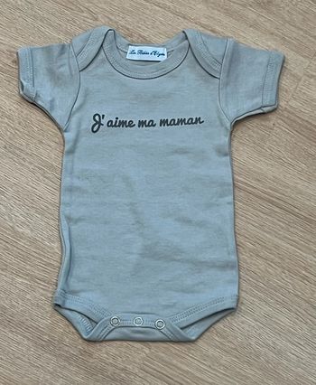 Body « J’aime ma maman » 1 mois