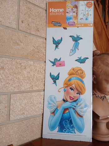 Neuf: Stickers électrostatiques "Cendrillon "