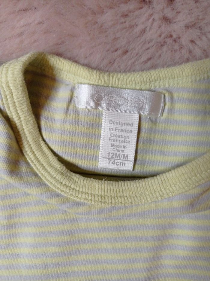 T-shirt ML Obaïbi 12 mois - photo numéro 5