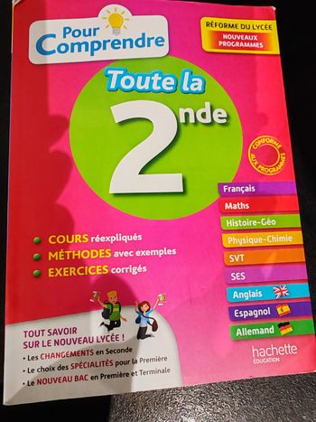 Tout comprendre 2nde général