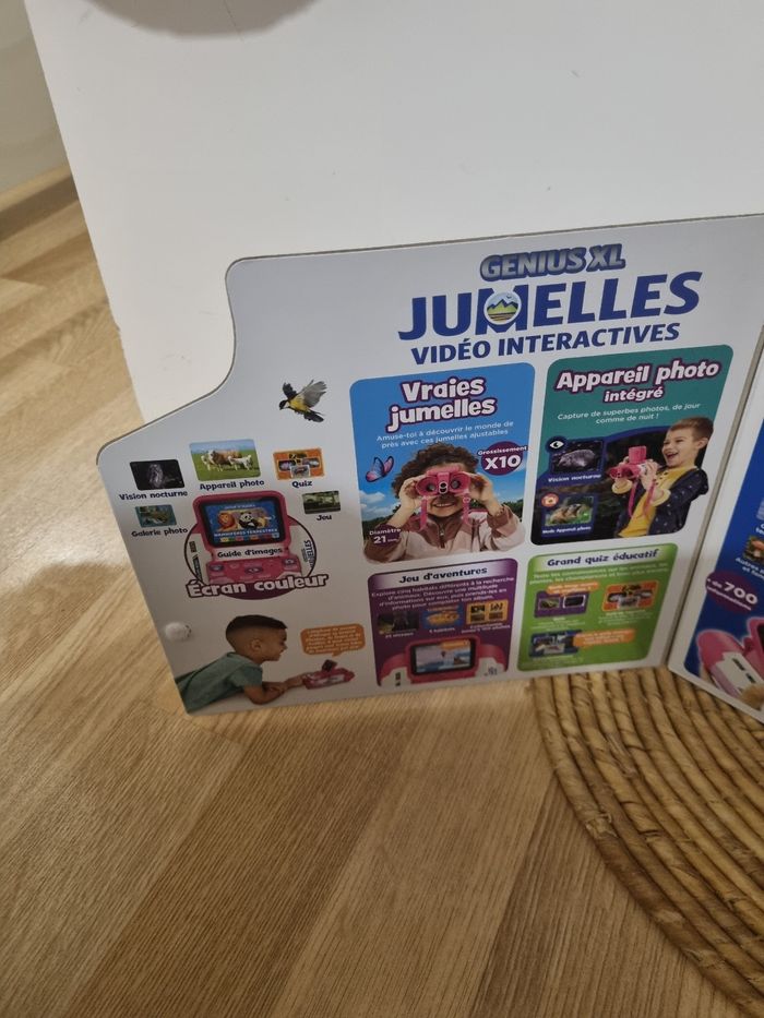 Vtech  genius xl jumelles vidéo interactive rose - photo numéro 3
