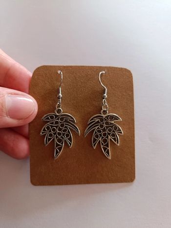 Boucles d'oreilles Feuille