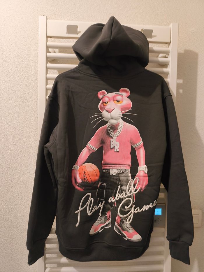 Pull Homme OU Femme Avec Capuche 100% Coton De Marque Paname Panthère Rose Taille L Jamais Porté NEUF - photo numéro 5