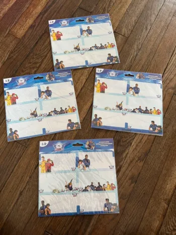 lot 72 étiquettes, fournitures scolaire nueves