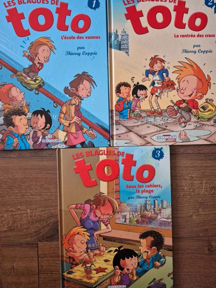 Lot de 3 bandes dessinées Les blagues de Toto