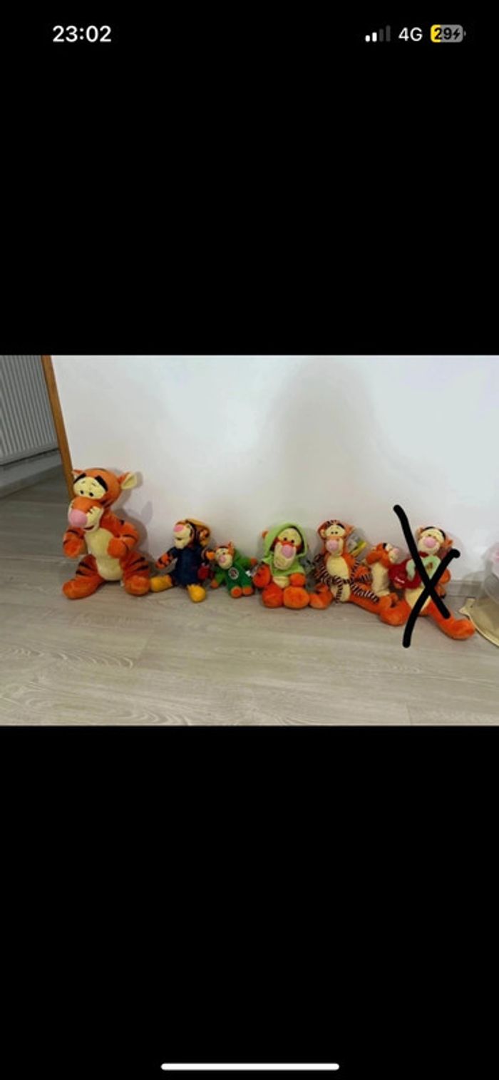 Lot/ Unité peluche tigrou - photo numéro 5
