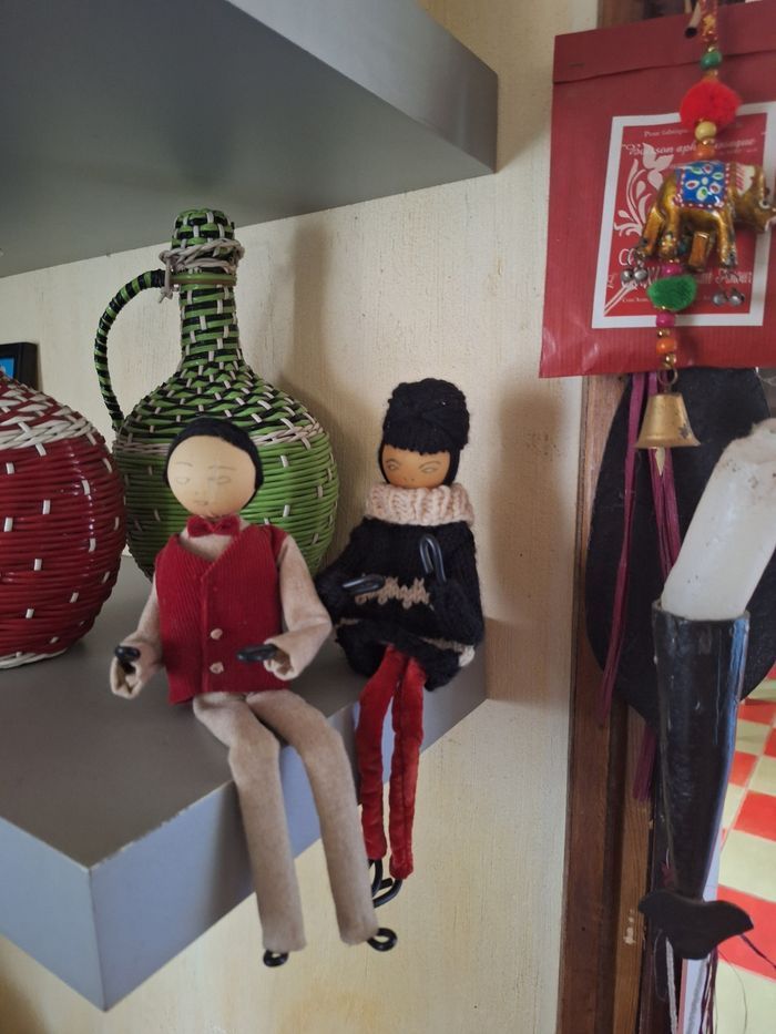 2 figurines faits main - photo numéro 5