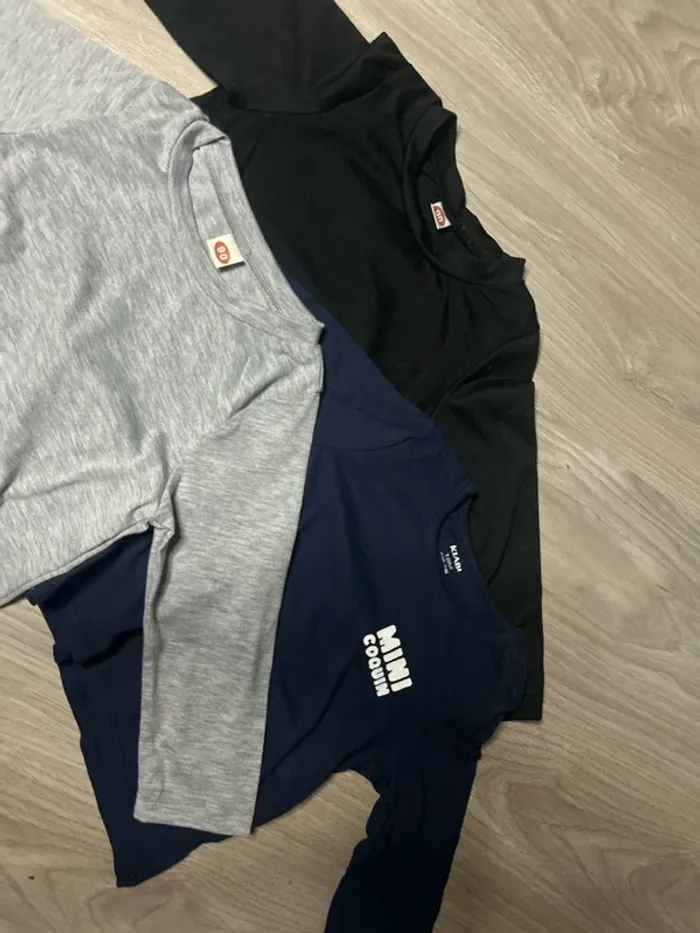 Lot de 3 tee shirt manches longues - photo numéro 2