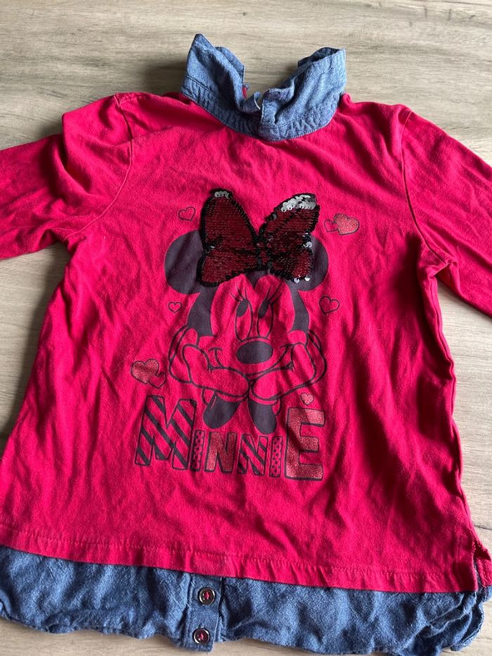 Petite haut style chemise Minnie
