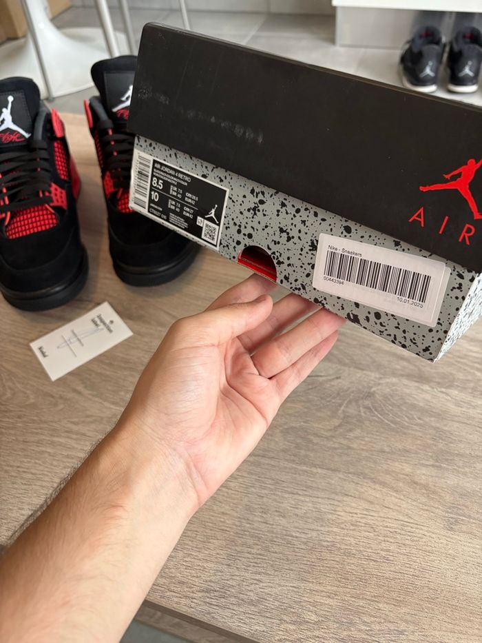 Jordan 4 red thunder - photo numéro 10
