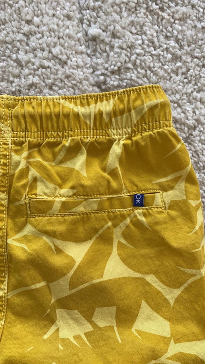 Bermuda garçon okaidi jaune - photo numéro 4