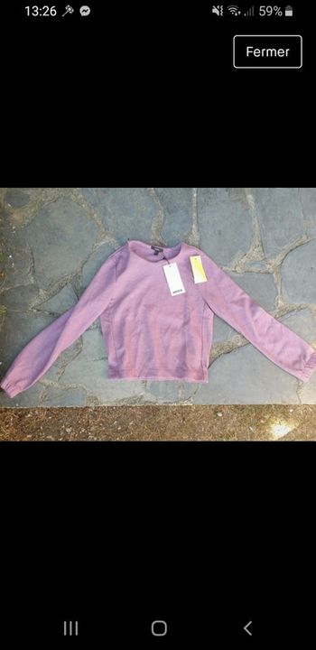 Sublime haut chaud molletonné vintage neuf xs