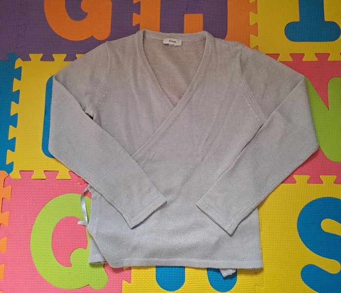 Gilet cache-coeur gris métallisé, etam, taille L (40)