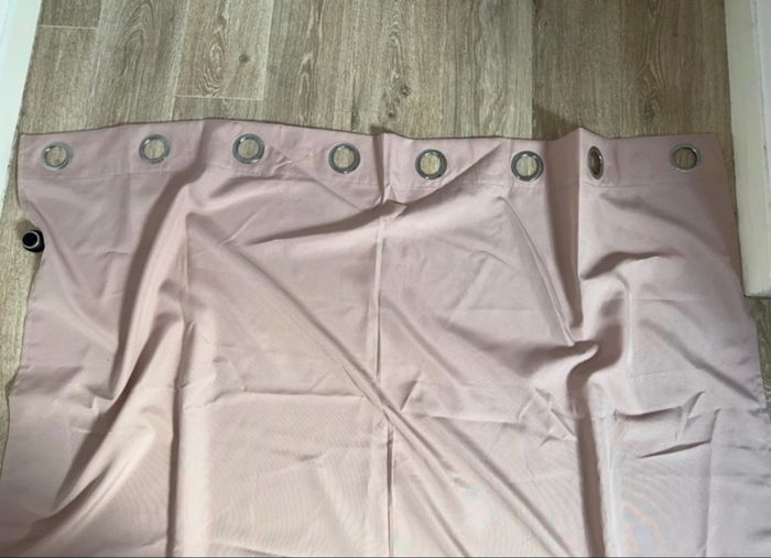 Lot de 2 Rideau Occultant Salon, 135 x 190 cm Couleur Pure - photo numéro 2