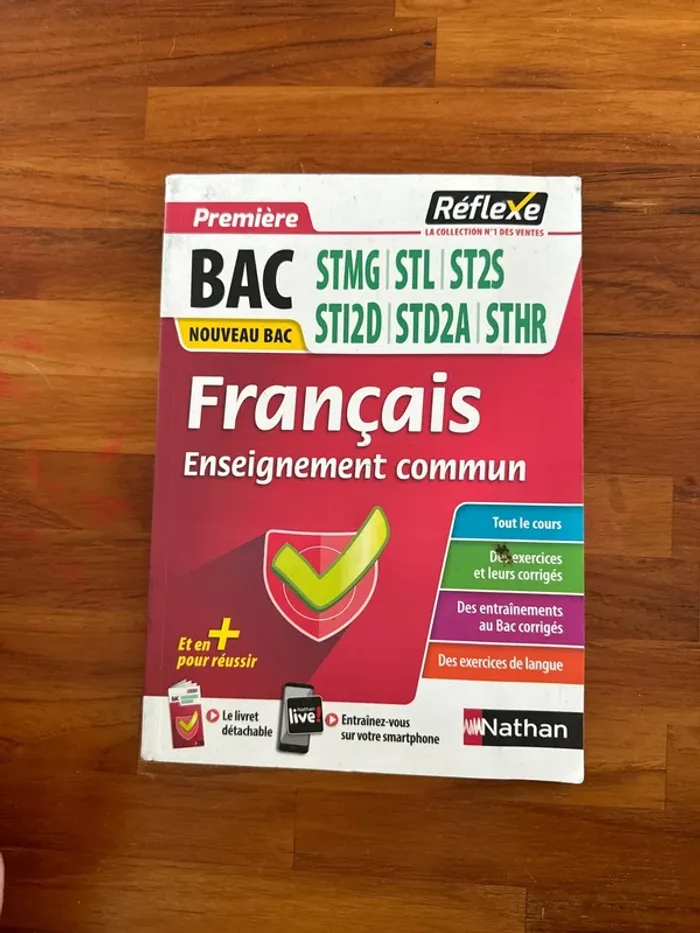 Livre bac stmg STL st2s sti2d std2a sthr