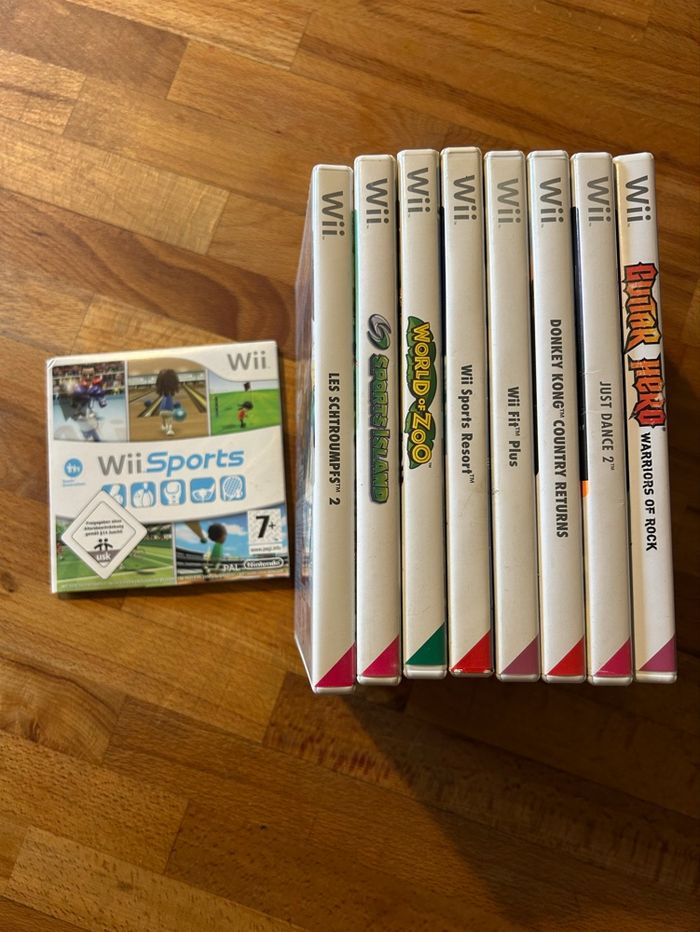 Lot de jeux wii