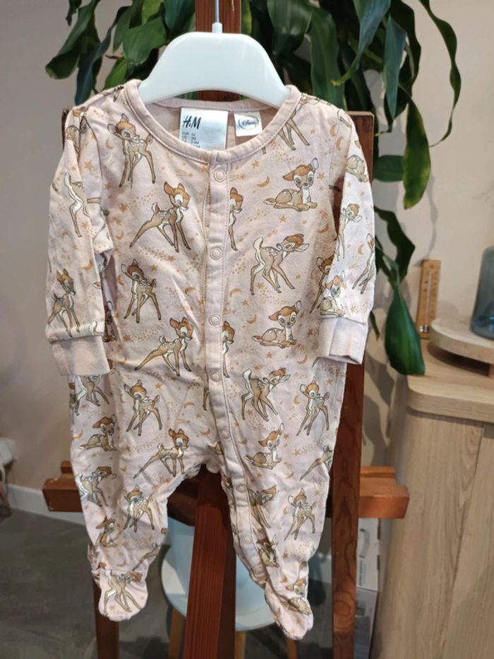 Pyjamas Bambi Disney h&m 2/4 mois
