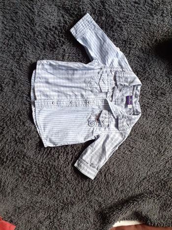 Chemise  carreaux  rayure