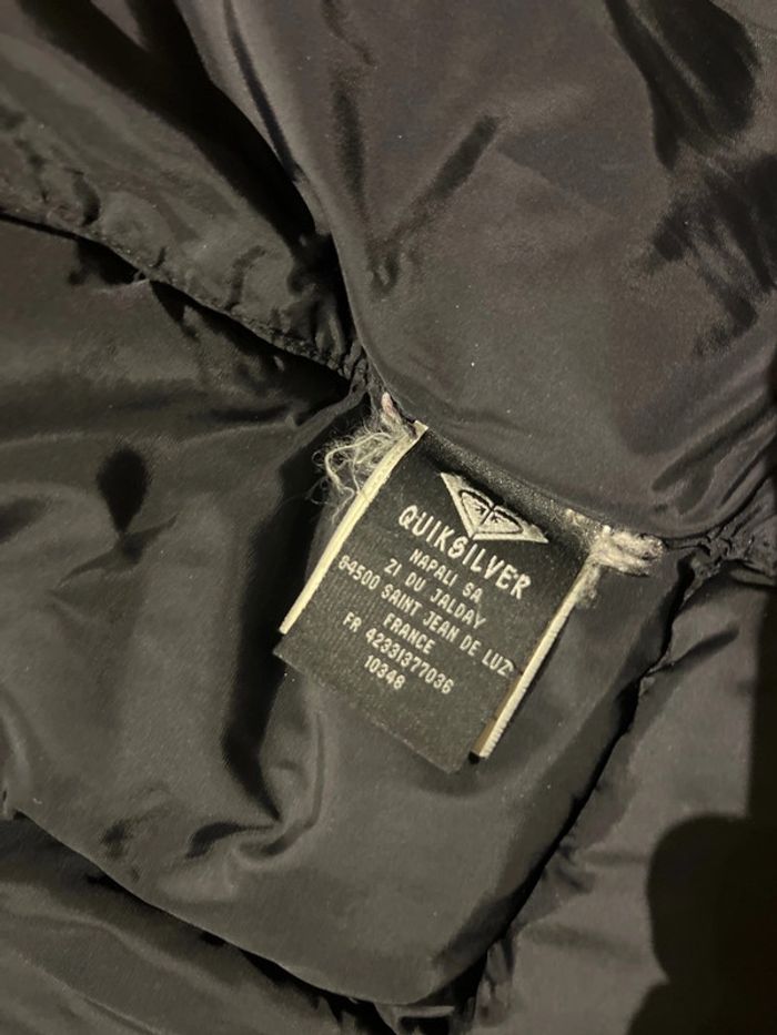Doudoune taille M manches amovibles QuickSilver - photo numéro 7