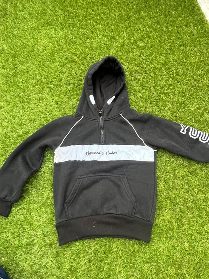 Très jolie pull à capuche Squared & Cubed taille 6 ans - photo numéro 2