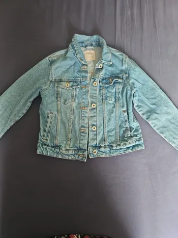Veste en jean fille 9/10 ans licorne lefties