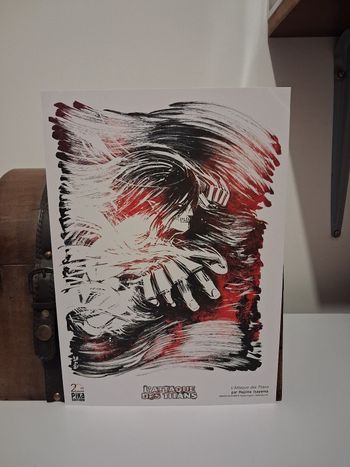 Ex-Libris Ex Libri Shikishi L'Attaque des Titans Eren 20 ans Pika Passion du manga Ex Libris