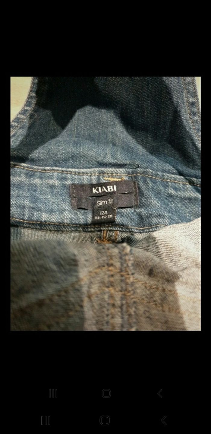 Salopette jeans fille Kiabi 12 ans - photo numéro 3