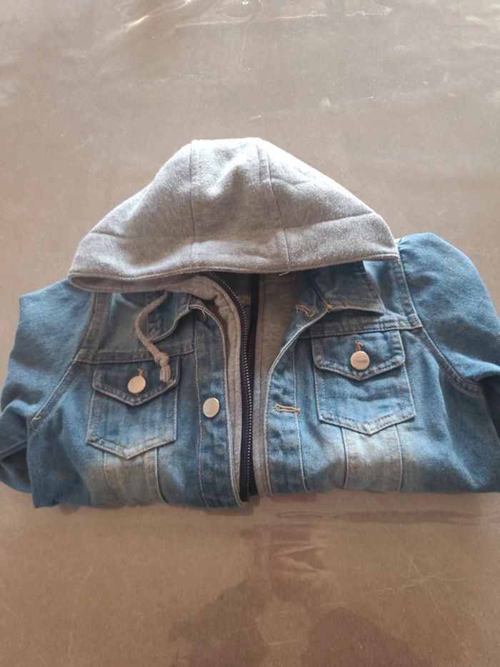 Veste en jean's zippé - photo numéro 7