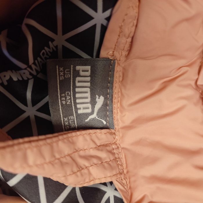 Doudoune rose puma sans capuche mi saison XXS / 32 / 12 ans - photo numéro 3