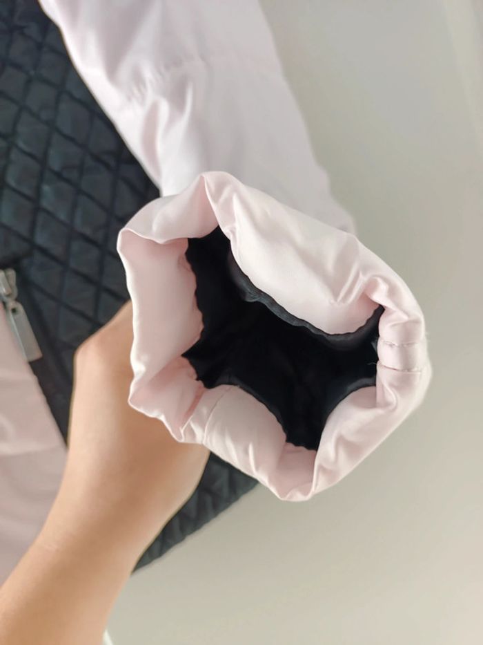 Veste matelassée légère rose noire mi saison 36 bonprix - photo numéro 5