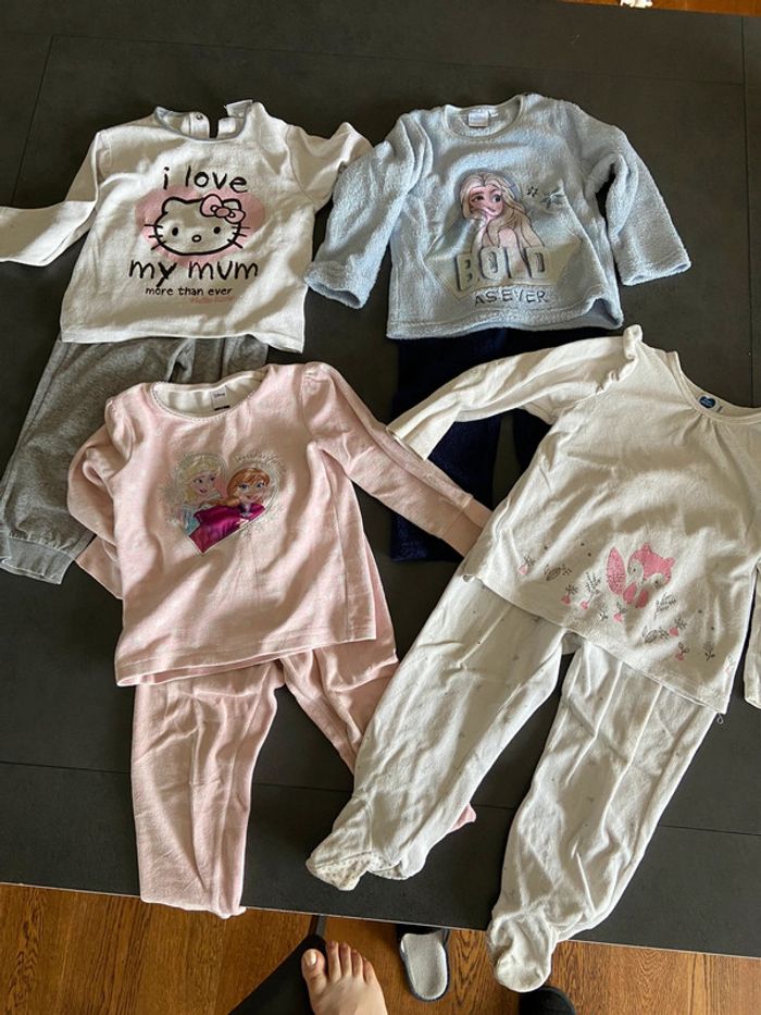 Pyjamas hiver fille 3 ans