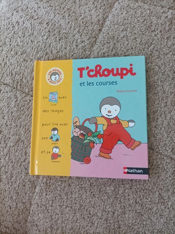 Livre T'choupi et les courses