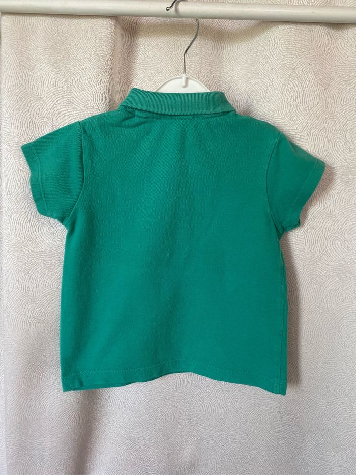 T-shirt polo vert 2 ans 86 cm NPO baby - photo numéro 3