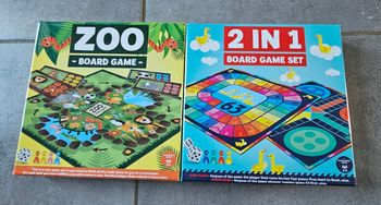 Lot 2 jeux zoo et jeu de l'oie