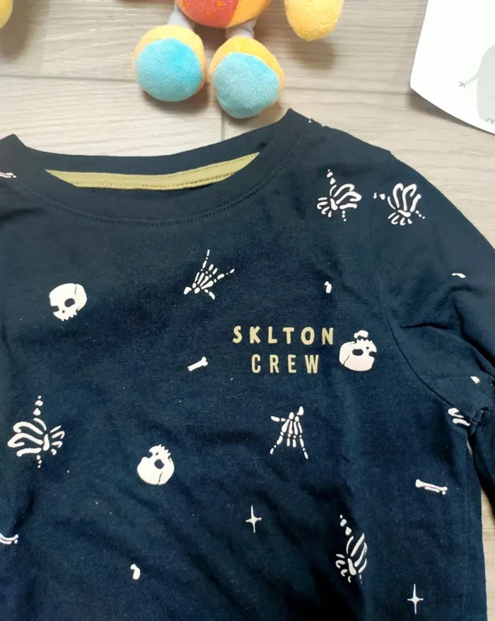 2 T shirts manches longues garçon 3 ans Kiabi - photo numéro 6