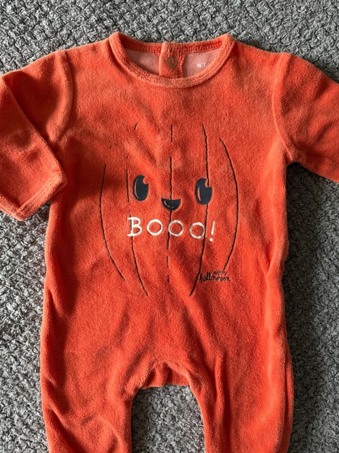 Pyjamas une pièce Halloween citrouille (3mois) - photo numéro 2