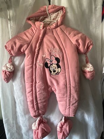 Combinaison pilote bébé fille minnie neuve