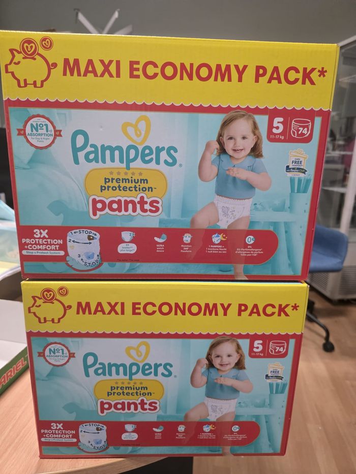 2 cartons Pampers Premium Protection Pants T5