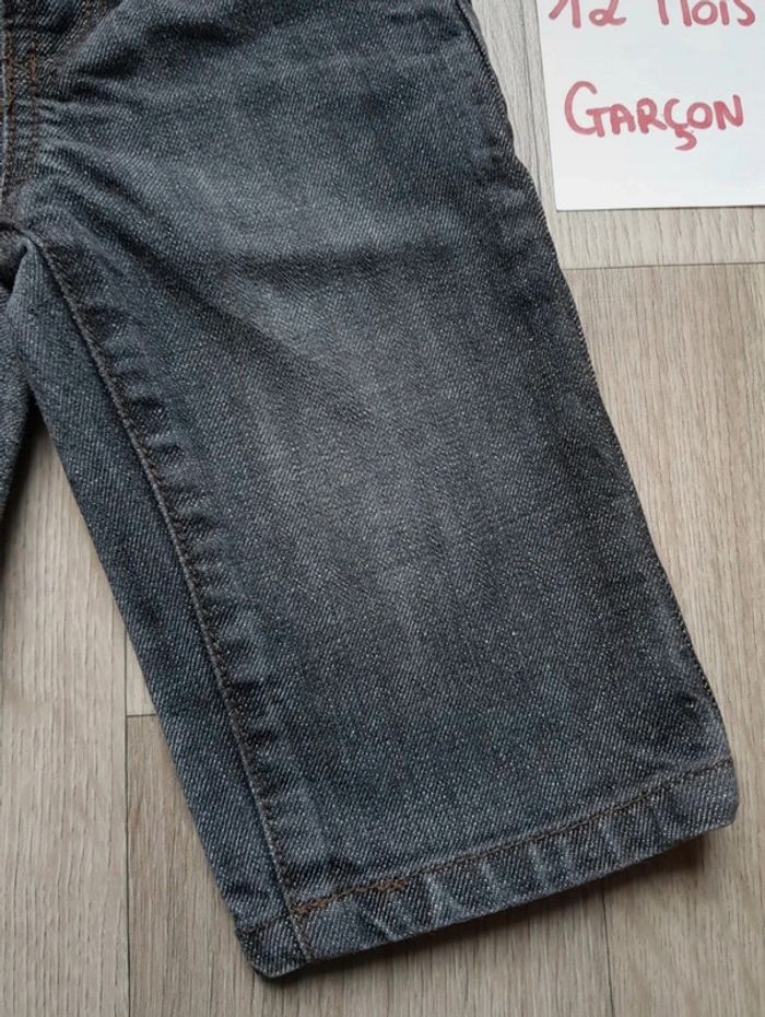 Jean Kidkanaï Gris/Noir 12 mois Garçon - photo numéro 4