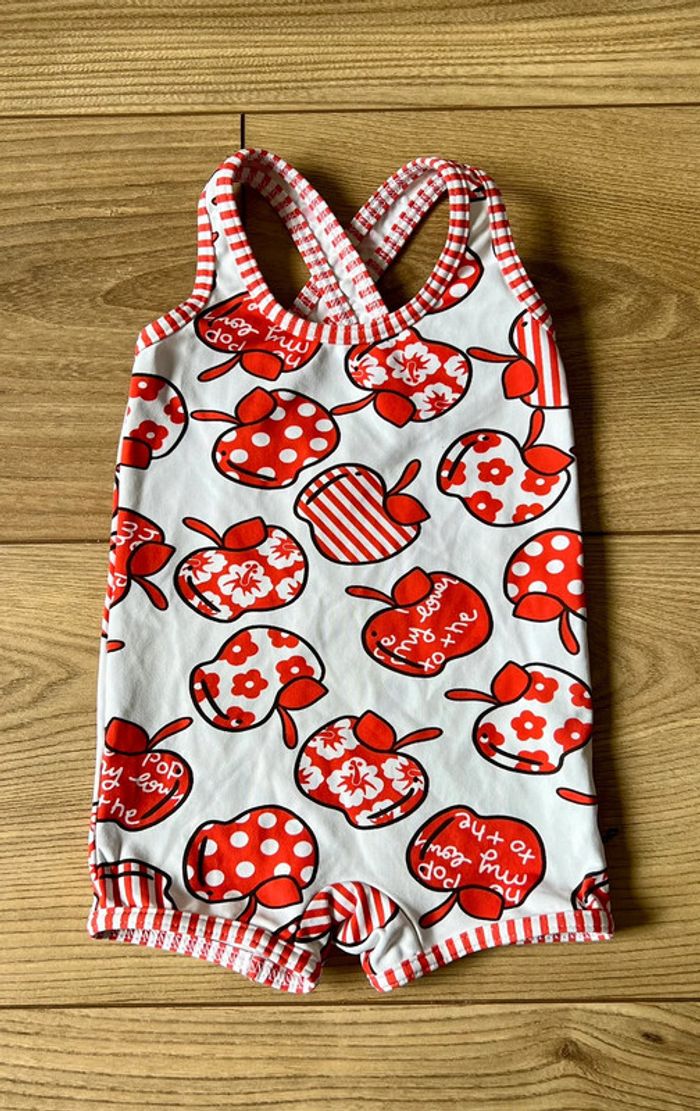 Maillot de bain fille motif pommes - Orchestra
