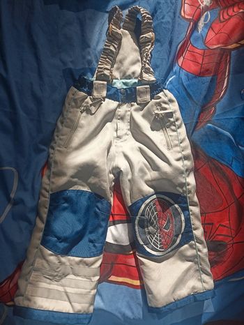 Salopette ski spiderman