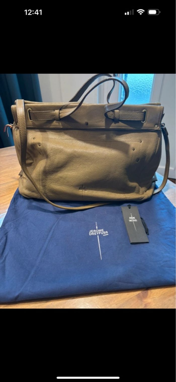 Sac Jérôme Dreyfuss Carlos vert savane - photo numéro 5