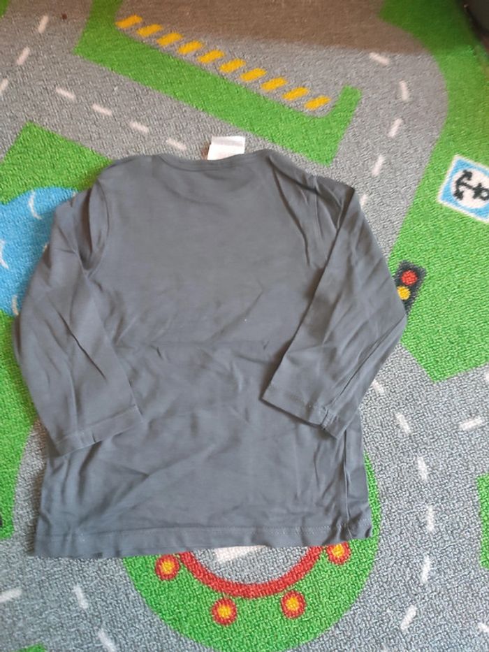 t-shirt gris béton bébé - photo numéro 2