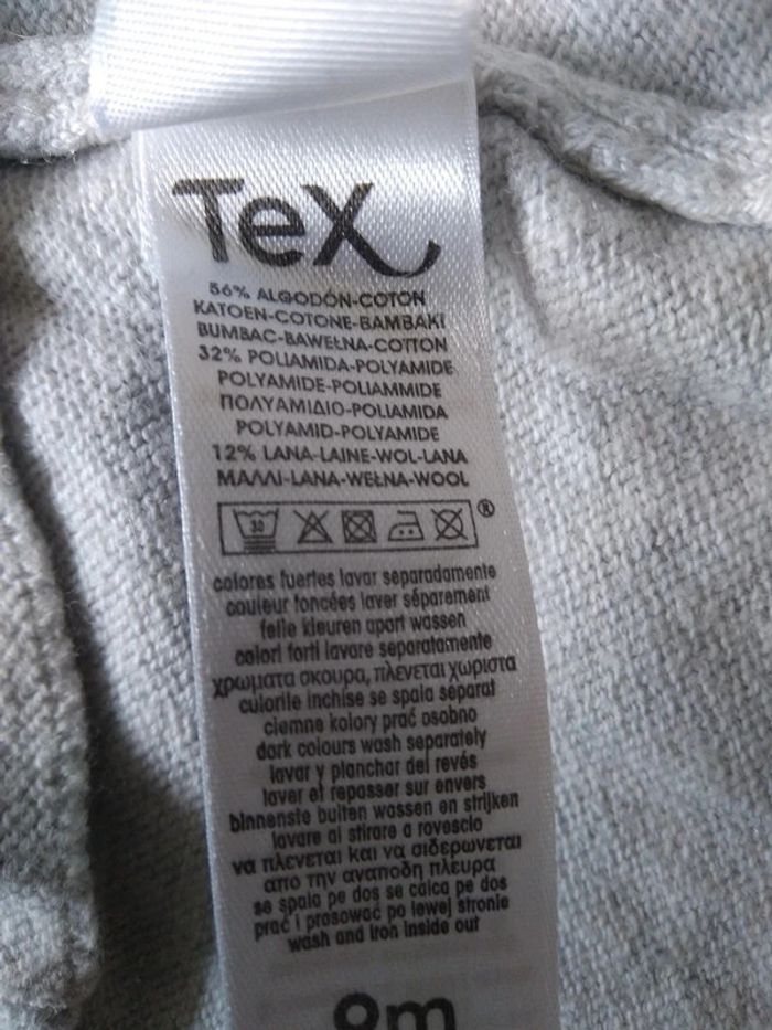 Robe pull grise 9 mois - photo numéro 4